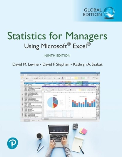 Statistics for Managers Using Microsoft Excel, Global Edition, David Levine ; David Stephan ; Kathryn Szabat - Paperback - 9781292338248