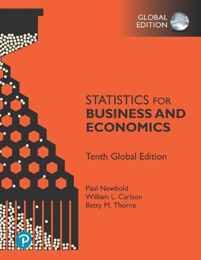 Statistics for Business and Economics, Global Edition, Paul Newbold ; William Carlson ; Betty Thorne - Paperback - 9781292436845
