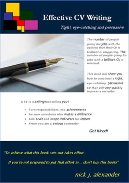 Effective CV Writing, Nick J. Alexander - Ebook - 9781310657764