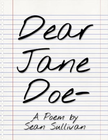 Dear Jane Doe, Sean Sullivan - Ebook - 9781311526328