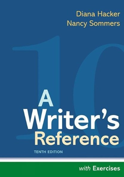A Writer's Reference with Exercises, Diana Hacker ; Nancy Sommers - Gebonden - 9781319191887