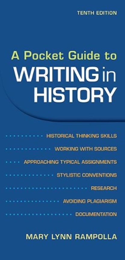 A Pocket Guide to Writing in History, Mary Rampolla - Paperback - 9781319244415