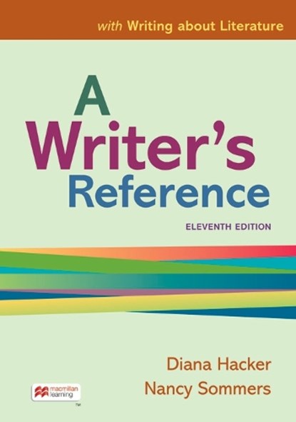 A Writer's Reference with Writing about Literature, Diana Hacker ; Sommers Nancy - Gebonden - 9781319562601