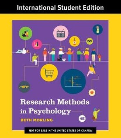 Research Methods in Psychology, Beth Morling - Paperback - 9781324033318