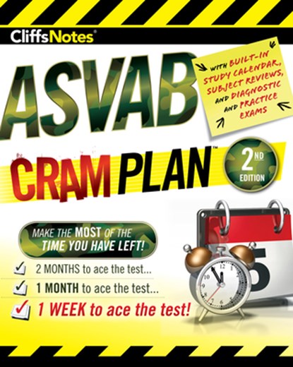 Cliffsnotes ASVAB Cram Plan, Carolyn C Wheater ; Jane R Burstein - Paperback - 9781328637925