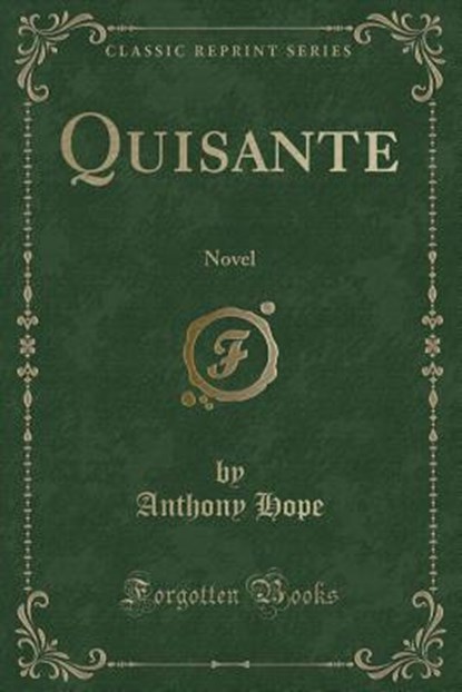 Quisante, HOPE,  Anthony - Paperback - 9781330002780