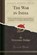 The War in India, AUTHOR,  Unknown - Paperback - 9781330031193