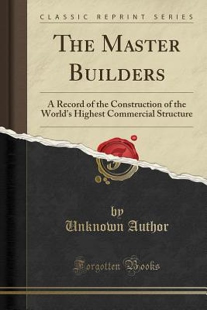 The Master Builders, AUTHOR,  Unknown - Paperback - 9781330423783