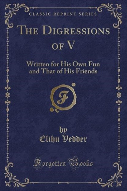 Vedder, E: Digressions of V, niet bekend - Paperback - 9781332825608