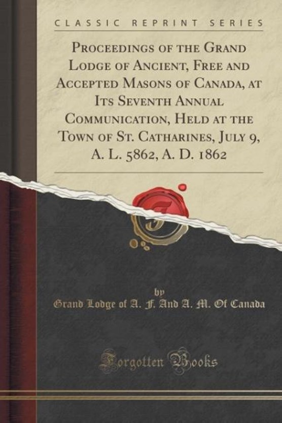 Canada, G: Proceedings of the Grand Lodge of Ancient, Free a