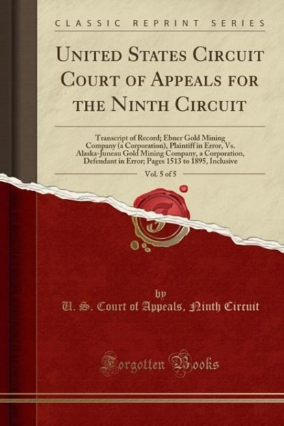 Circuit, U: United States Circuit Court of Appeals for the N, niet bekend - Paperback - 9781334733932