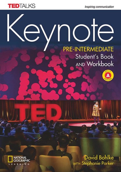 Keynote A2.2/B1.1: Pre-Intermediate - Student's Book and Workbook (Combo Split Edition A) + DVD-ROM, David Bohlke ;  Stephanie Parker - Paperback - 9781337561389