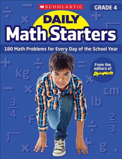 Daily Math Starters: Grade 4: 180 Math Problems for Every Day of the School Year, Bob Krech - Paperback - 9781338159615