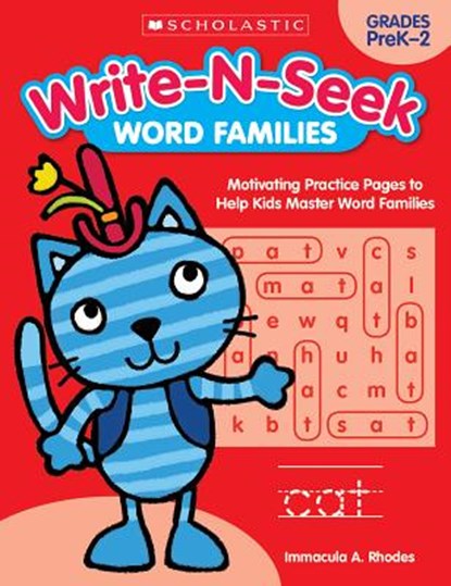Write-N-Seek: Word Families, Immacula A. Rhodes - Paperback - 9781338180237