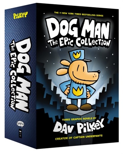 Dog Man 1-3: The Epic Collection, Dav Pilkey - Gebonden - 9781338230642