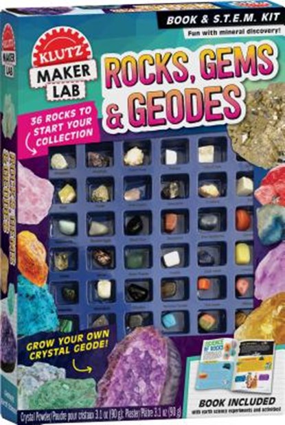 KLUTZ MAKER LAB: ROCKS, GEMS & GEODES, Klutz - Paperback - 9781338575729