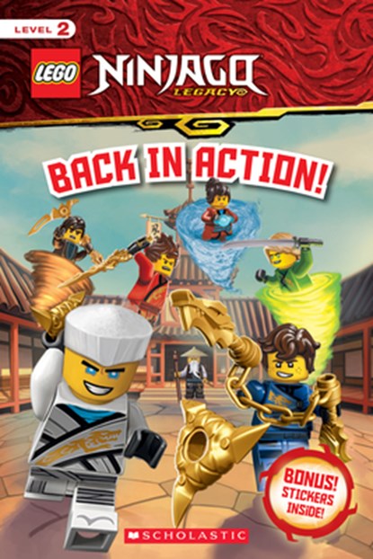 Back in Action! (LEGO Ninjago: Reader with Stickers), Tracey West - Paperback - 9781338582833