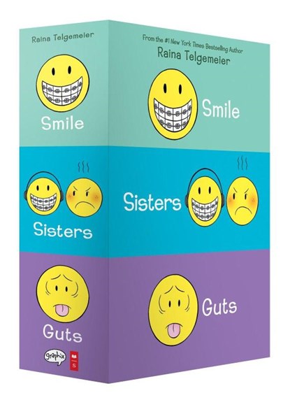 Smile/Sisters/Guts Box Set, Raina Telgemeier - Paperback - 9781338599459
