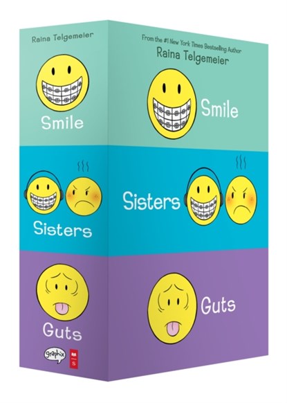 Smile/Sisters/Guts Box Set, Raina Telgemeier - Paperback - 9781338599459