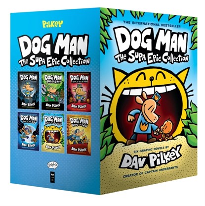 Dog Man 1-6: The Supa Epic Collection: From the Creator of Captain Underpants, Dav Pilkey - Gebonden - 9781338603347