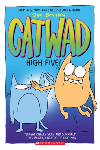 High Five! A Graphic Novel (Catwad #5), Jim Benton - Paperback - 9781338682229