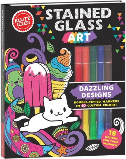 Stained Glass Art: Dazzling Designs (Klutz Activity Book), Klutz Press - Gebonden - 9781338745290