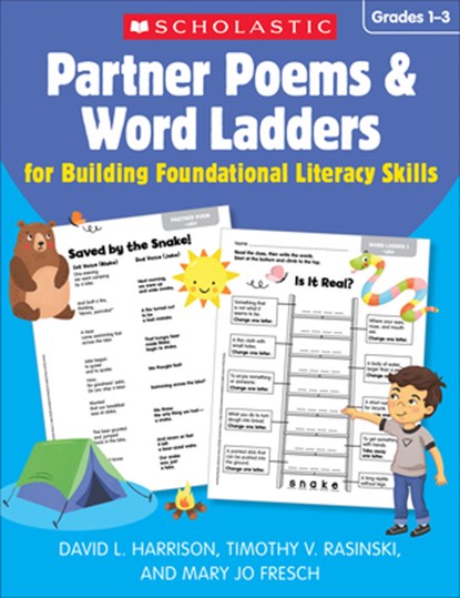 Partner Poems & Word Ladders for Building Foundational Literacy Skills: Grades 1-3, David L. Harrison - Paperback - 9781338792898