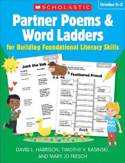 Partner Poems & Word Ladders for Building Foundational Literacy Skills: Grades K-2, David L. Harrison - Paperback - 9781338792904