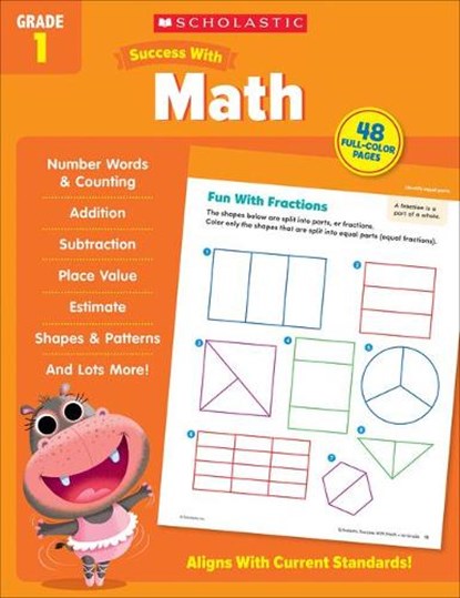 Scholastic Success with Math Grade 1 Workbook, Scholastic Teaching Resources - Paperback - 9781338798487