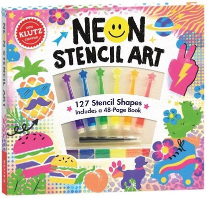 Neon Stencil Art, Editors of Klutz - Gebonden - 9781338825237
