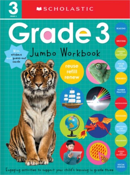 Third Grade Jumbo Workbook: Scholastic Early Learners (Jumbo Workbook), Scholastic - Paperback - 9781338883008