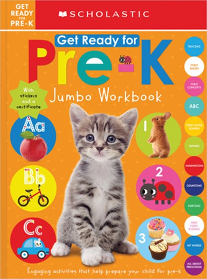 Get Ready for Pre-K Jumbo Workbook: Scholastic Early Learners (Jumbo Workbook), Scholastic - Paperback - 9781339010038