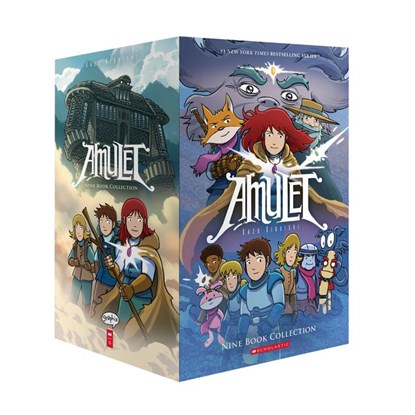 Amulet Box set 1-9 Graphix, Kazu Kibuishi - Paperback - 9781339043456