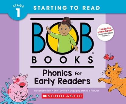 Bob Books - Phonics for Early Readers Hardcover Bind-Up Phonics, Ages 4 and Up, Kindergarten (Stage 1: Starting to Read), Liza Charlesworth - Gebonden - 9781339053776