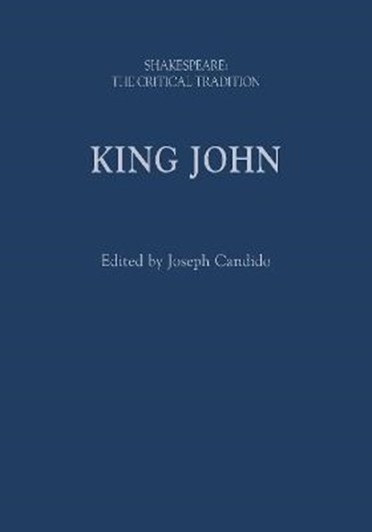 King John, JOSEPH (UNIVERSITY OF ARKANSAS,  USA) Candido - Gebonden - 9781350077348