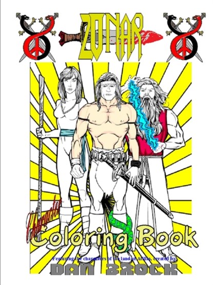 Zonar - Characters Coloring Book, DAN (BROWN UNIVERSITY,  Rhode Island) Brock - Paperback - 9781365432101