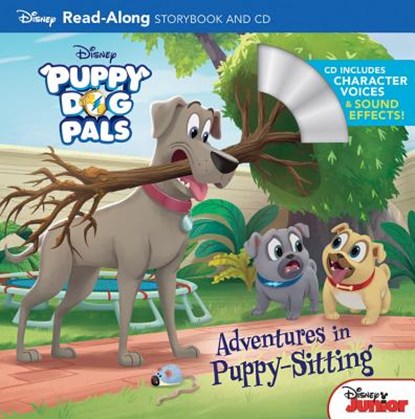 Puppy Dog Pals Read-Along Storybook and CD Adventures in Puppy-Sitting, Disney Book Group - Paperback - 9781368010306