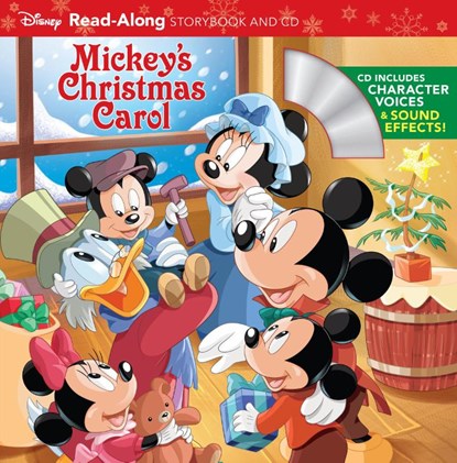 Mickey's Christmas Carol Read-Along Storybook and CD, Disney Book Group - Paperback - 9781368016025