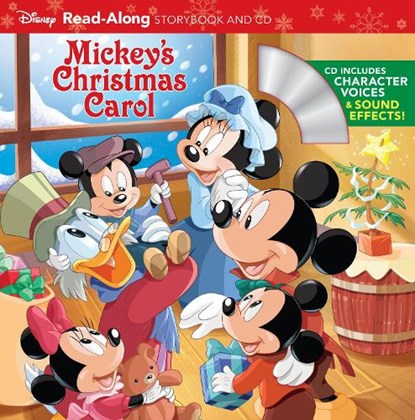Mickey's Christmas Carol Read-Along Storybook and CD, Disney Book Group - Paperback - 9781368016025