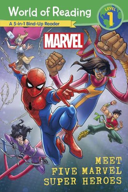 World of Reading: Meet Five Marvel Super Heroes, Marvel Press Book Group - Paperback - 9781368073677