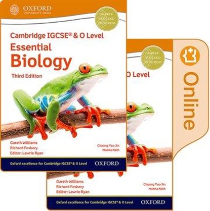 Cambridge IGCSE® & O Level Essential Biology: Print and Enhanced Online Student Book Pack Third Edition, Gareth Williams ; Richard Fosbery - Paperback - 9781382006026