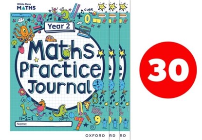 White Rose Maths Practice Journals Year 2 Workbooks: Pack of 30, Mary-Kate Connolly - Paperback - 9781382044660