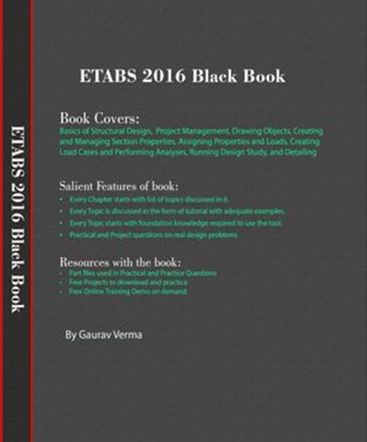 ETABS 2016 Black Book, Gaurav Verma - Ebook - 9781386200017
