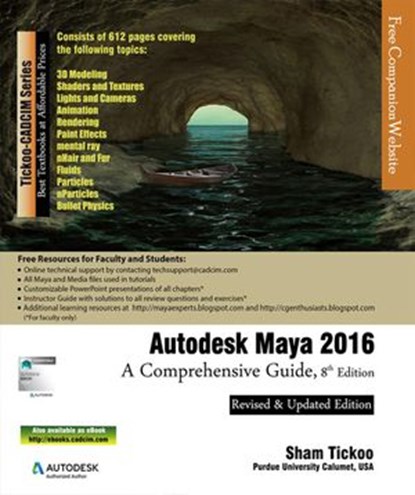 Autodesk Maya 2016: A Comprehensive Guide, Sham Tickoo - Ebook - 9781386328926
