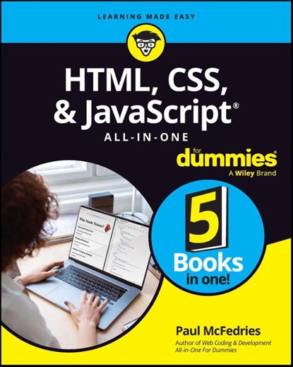 HTML, CSS, & JavaScript All-in-One For Dummies, Paul McFedries - Paperback - 9781394164684