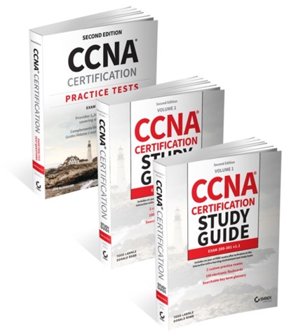 CCNA Certification Study Guide Volume 1, Volume 2, and Practice Tests Kit, Todd Lammle ; Donald Robb ; Jon Buhagiar - Paperback - 9781394213047