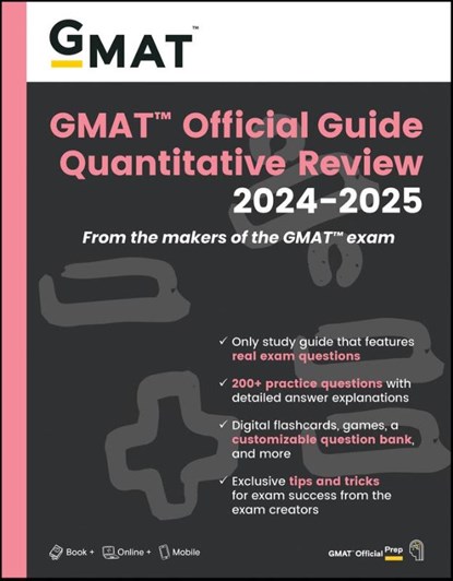GMAT Official Guide Quantitative Review 2024-2025: Book + Online Question Bank, GMAC (Graduate Management Admission Council) - Paperback - 9781394260034