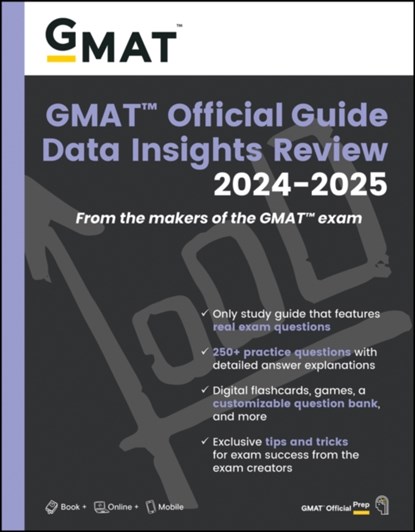 GMAT Official Guide Data Insights Review 2024-2025: Book + Online Question Bank, GMAC (Graduate Management Admission Council) - Paperback - 9781394260096