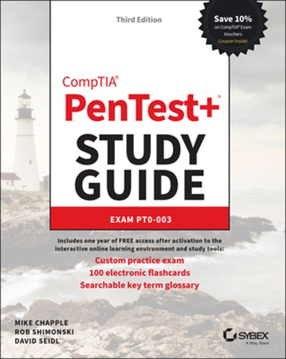 CompTIA PenTest+ Study Guide, Mike Chapple ; Robert Shimonski ; David Seidl - Paperback - 9781394285006