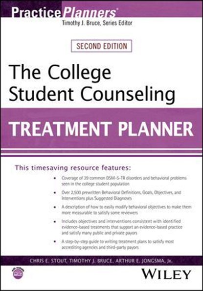 The College Student Counseling Treatment Planner, Chris E. Stout ; Timothy J. Bruce ; Arthur E. Jongsma Jr. - Ebook - 9781394296613